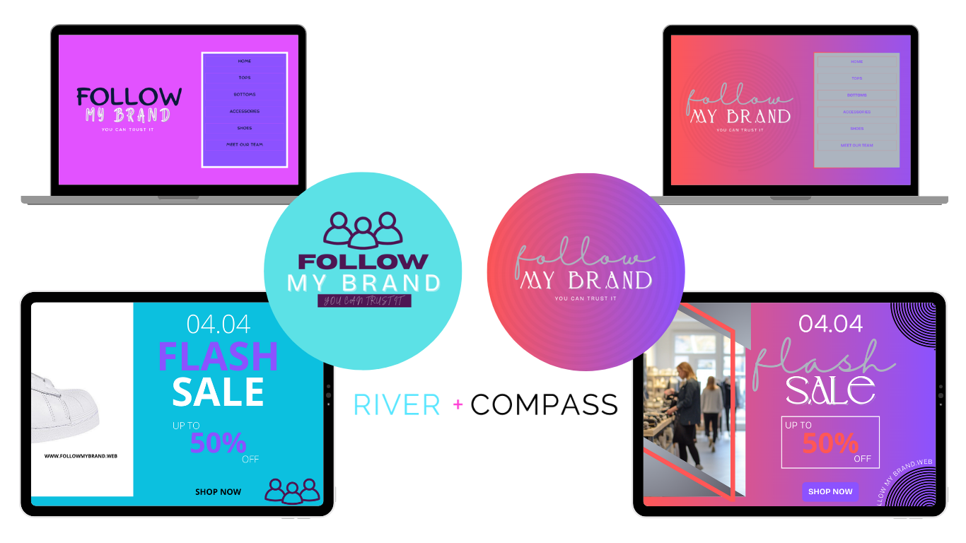 riverandcompass.com website example